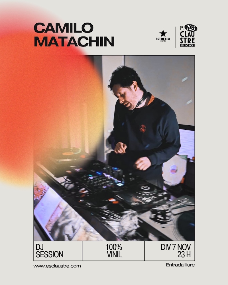 DISCÒRDIA-- -->Camilo Matachin Div 7 NOV 22h Es Claustre
