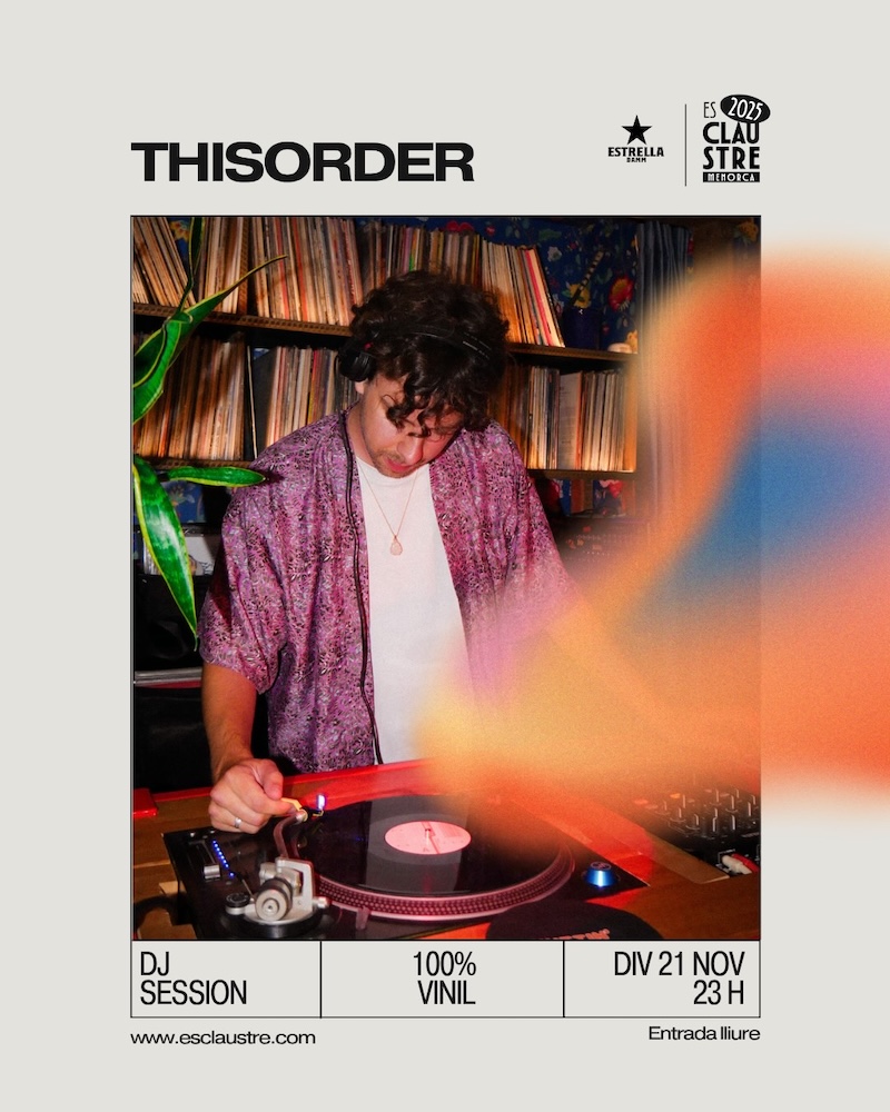 DISCÒRDIA-- --> ThisOrder Div 21 NOV 22h Es Claustre