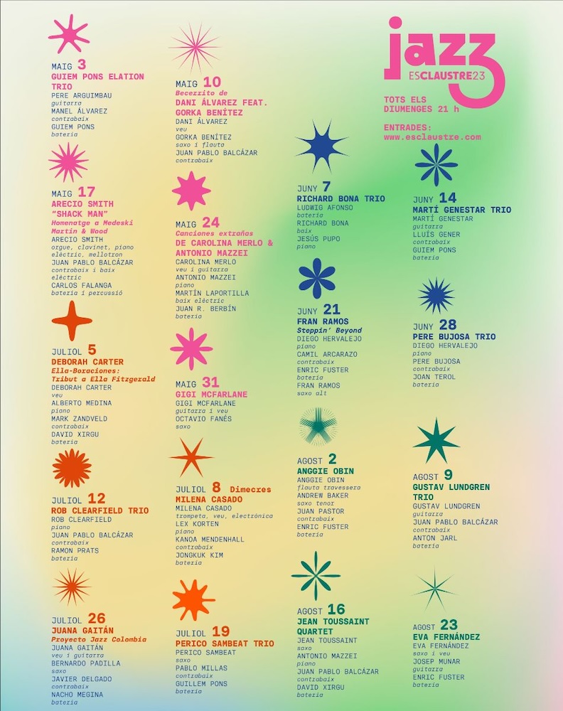 Programa Jazz Es Claustre 23 I 2026